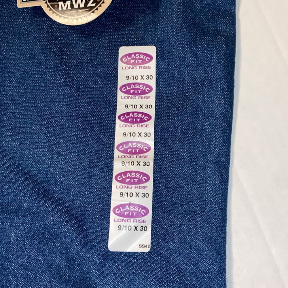 New with tag Cowboy Cut Wrangler Classic Fit Long Rise jeans size 9/10 X 30 - Picture 6 of 12